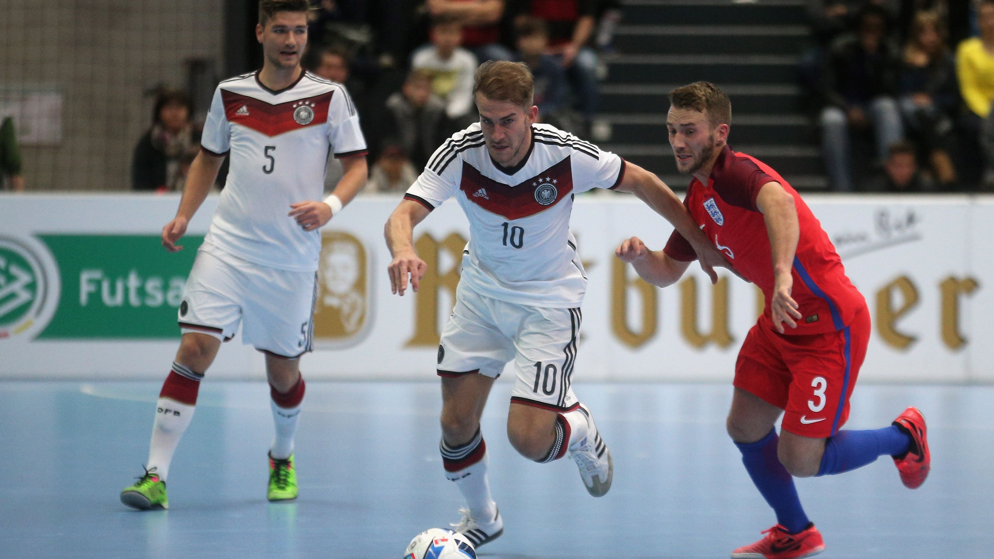 Gastgeber beim Vier-Nationenturnier in Ulm: das deutsche Futsal-Nationalteam © 2016 Getty Images