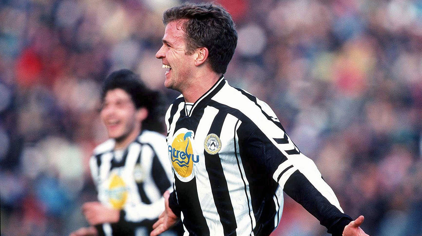 Torschützenkönig in der Serie A: Oliver Bierhoff 1998/99 in Diensten von Udinese Calcio © 