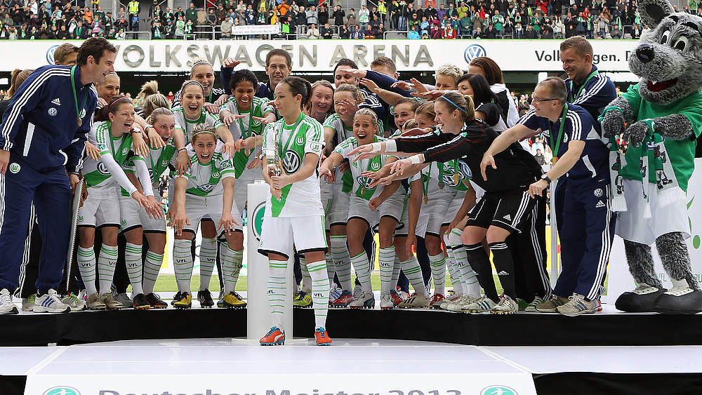 Meister der Saison 2012/2013: VfL Wolfsburg ©