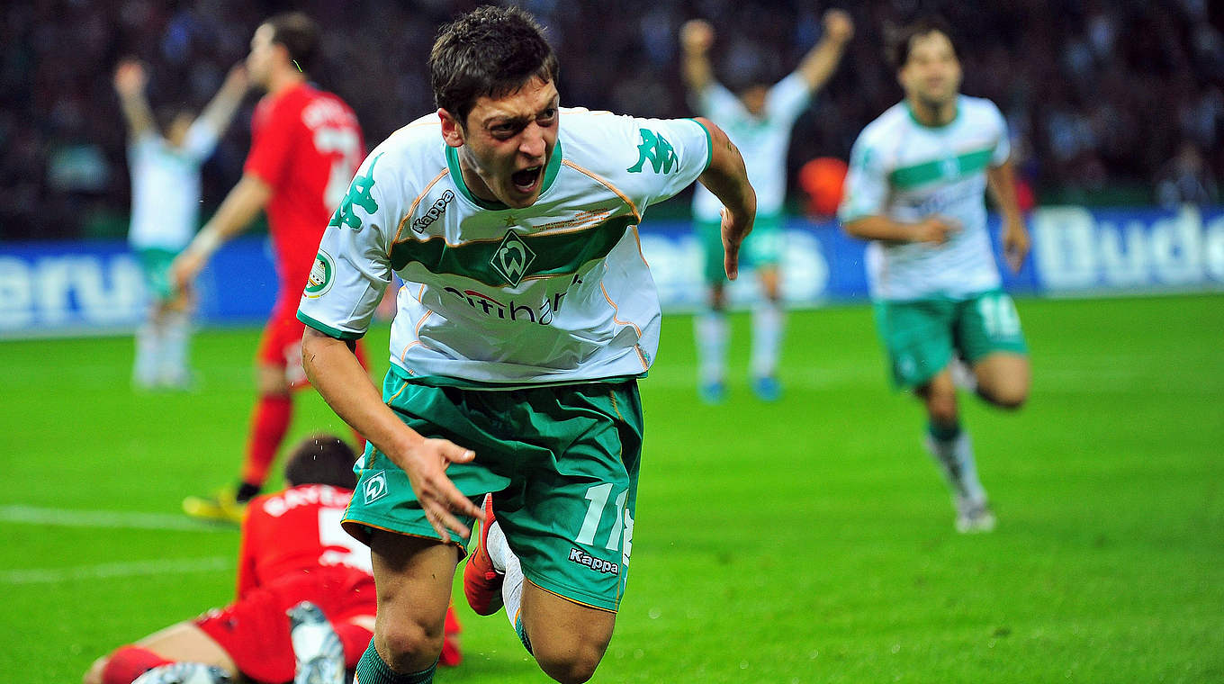 Werders Siegtorschütze beim DFB-Pokalfinale 2009: Mesut Özil © 