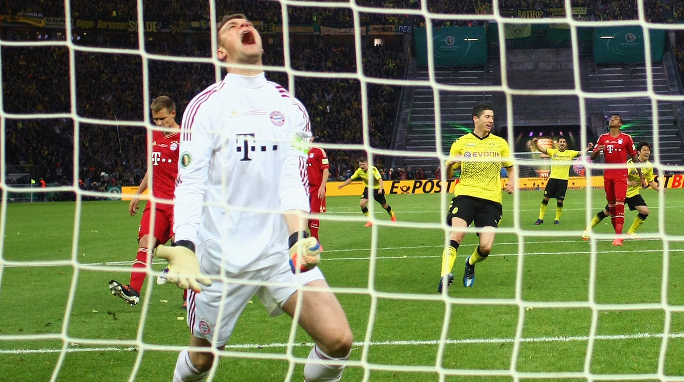 Auch das DFB-Pokalfinale geht verloren: Borussia Dortmund schlägt die Bayern mit 5:2 © 