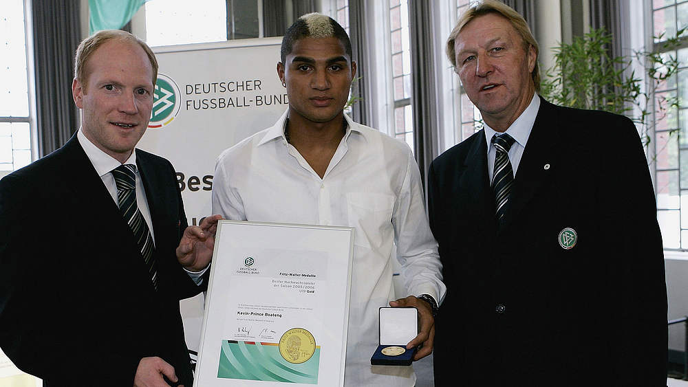 Gewinner der U 19-Goldmedaille: Kevin-Prince Boateng aus Berlin ©