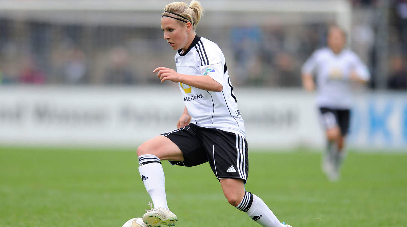 Svenja Huth erreichte mit dem 1. FFC Frankfurt Rang drei. © Copyright: Kuppert