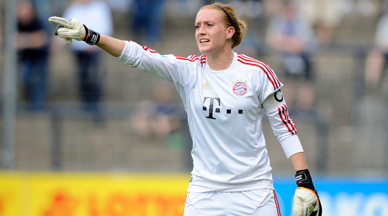 Torfrau Kathrin Längert war wichtiger Rückhalt für den FC Bayern München. © Copyright: Kuppert