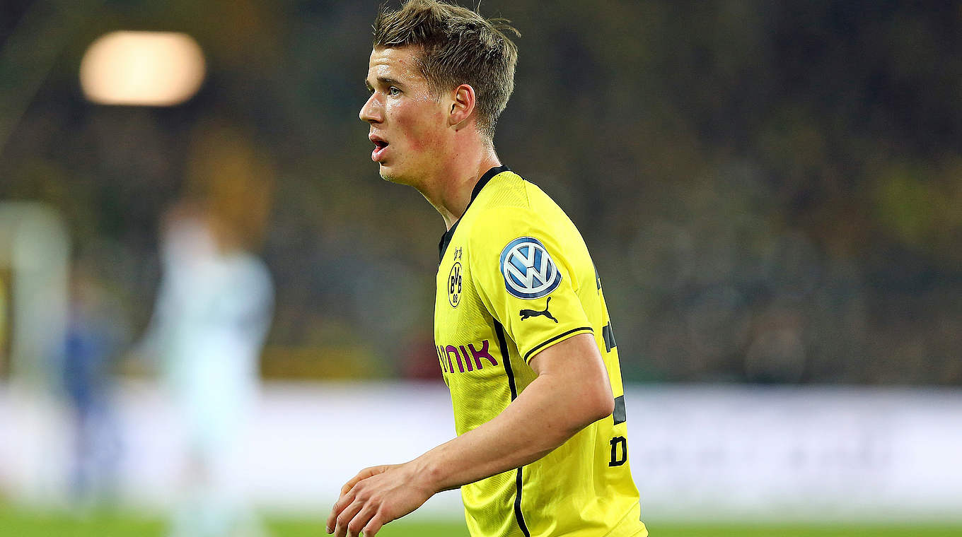 In Dortmund spielt Durm als Außenverteidigers, eigentlich ist er gelernter Stürmer © 2014 Getty Images