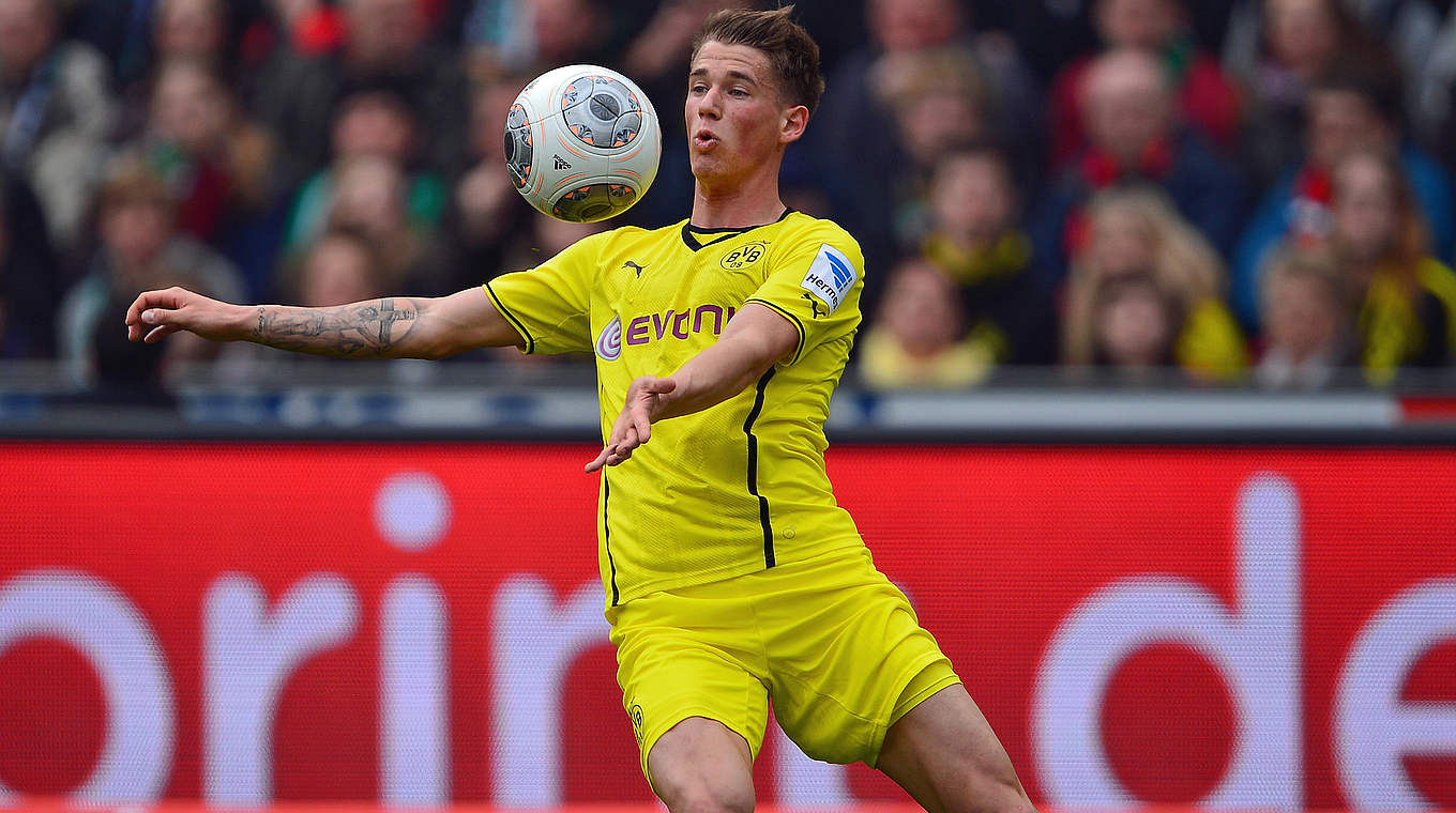 Erik Durm spielt für Borussia Dortmund © 2014 Getty Images