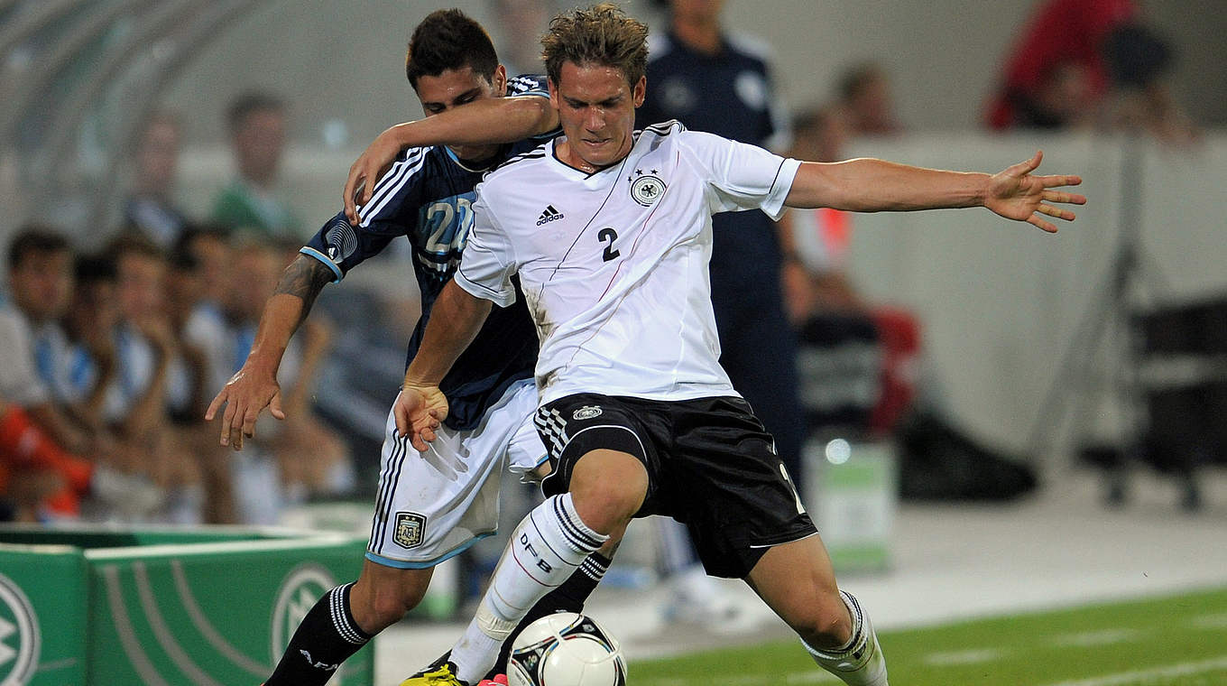 Mit der U 21-Nationalmannschaft musste Sorg gegen Argentinien antreten © 2012 Getty Images