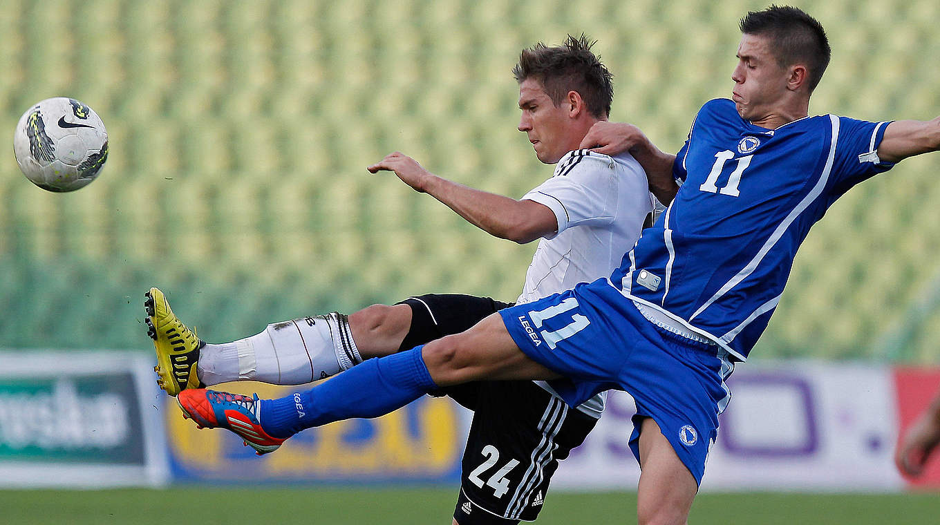 2012 spielte die U 21 gegen Bosnien Herzigowina © 2012 Getty Images