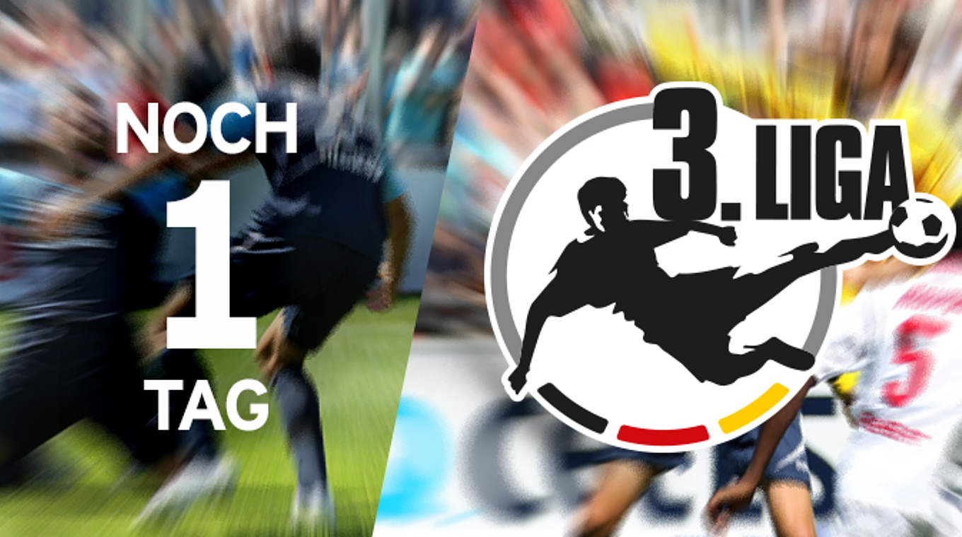 Der Countdown läuft: Morgen startet die siebte Drittligasaison © DFB