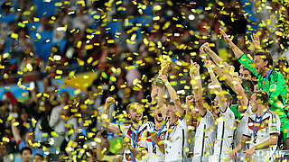 Goldene Wochen in Brasilien: Die Nationalmannschaft krönt sie mit dem Titel © 2014 Getty Images