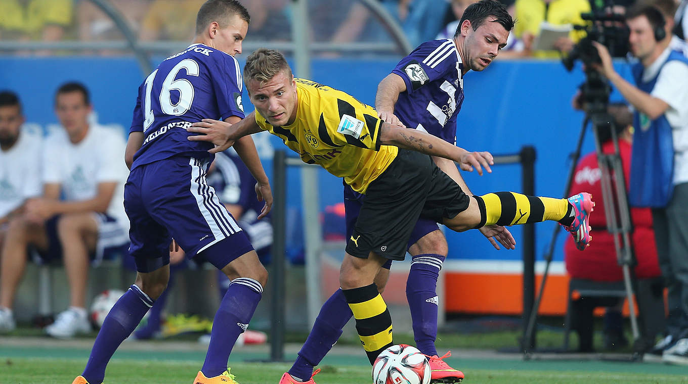 Gibt sein Debüt für den BVB: Ciro Immobile © 2014 Getty Images