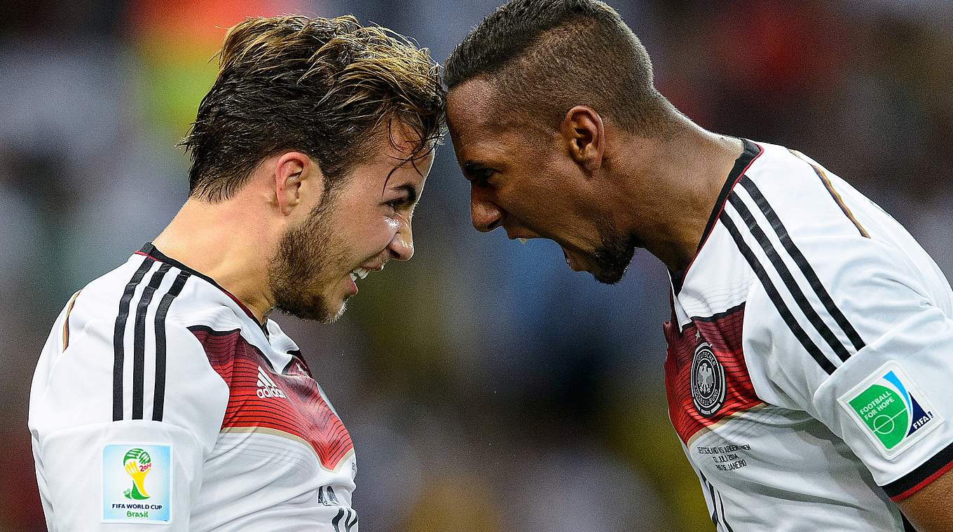 Zwei Helden des Finals stehen auch zur Wahl: Mario Götze und Jérôme Boateng © Bongarts/GettyImages