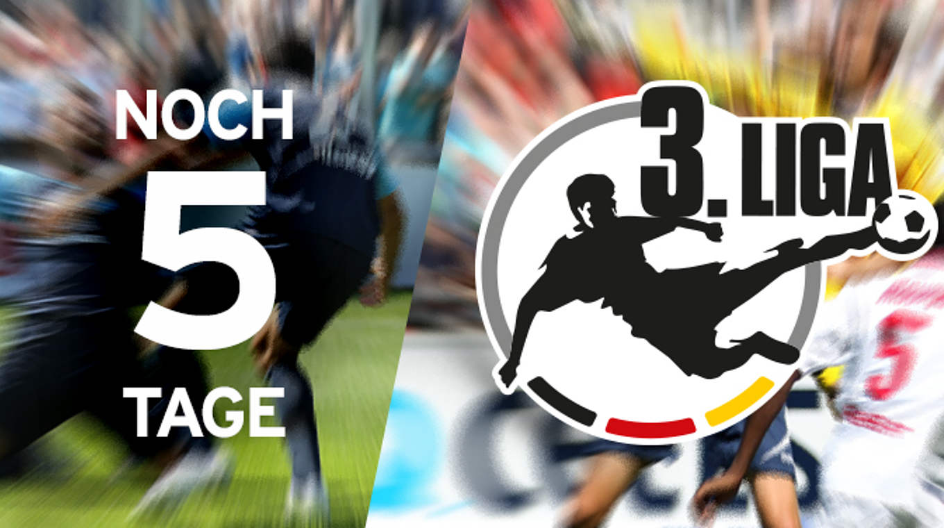 Der Countdown läuft: Am Wochenende beginnt die 3. Liga © DFB