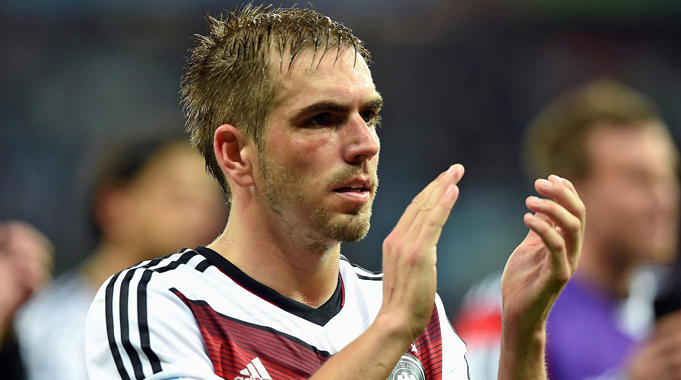 Philipp Lahm retired from international duty after lifting the World Cup © 2014 Getty Images