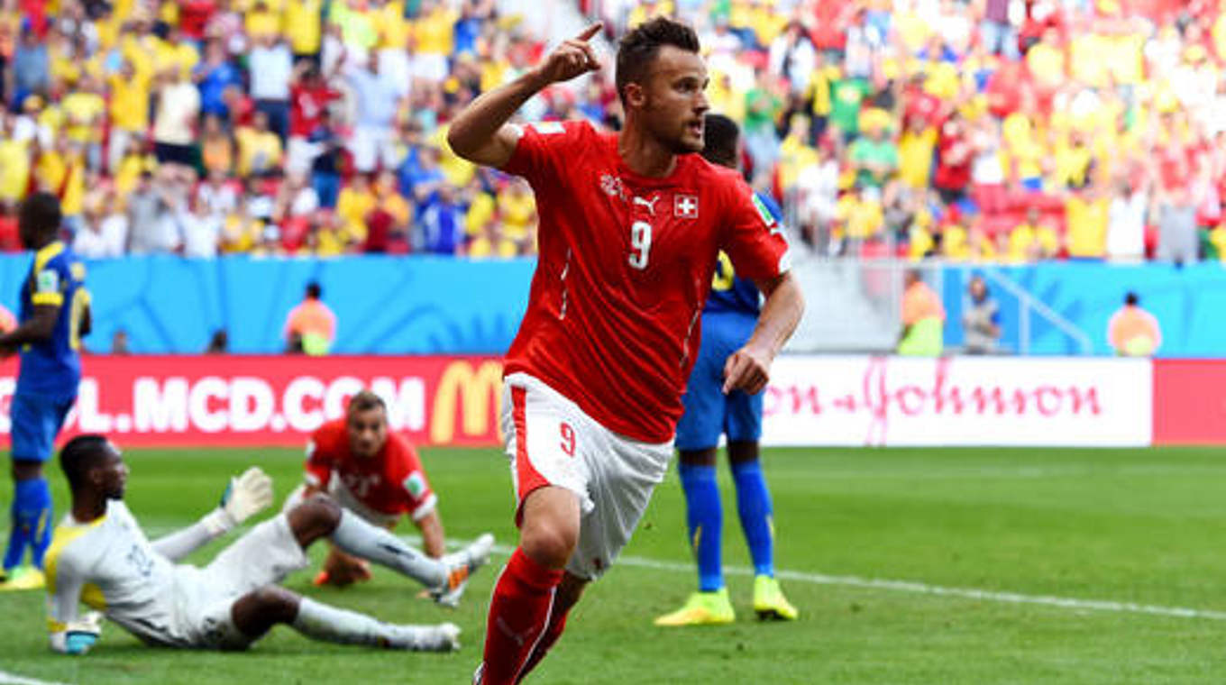 Jubelt auch bei Frankfurt: Haris Seferovic © Bongarts/GettyImages