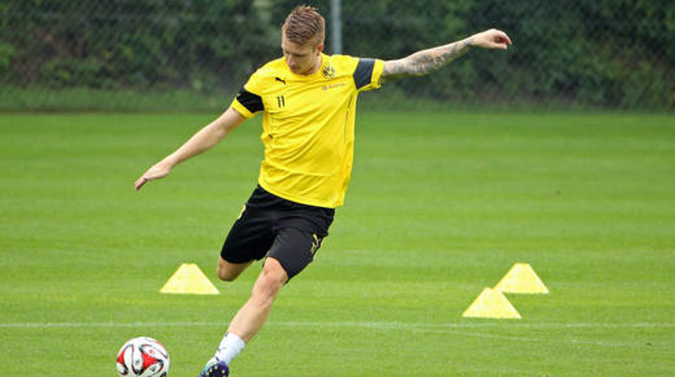 Seit Montagvormittag im vollen Mannschaftstraining: Marco Reus © Bongarts/GettyImages