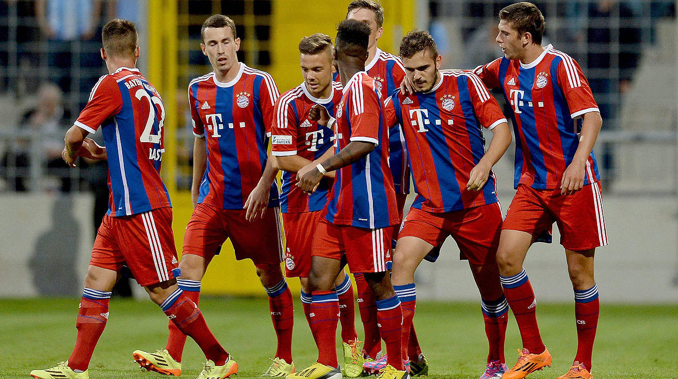 Jubel bei den Bayern: Sieg im Derby
 © 2014 Getty Images