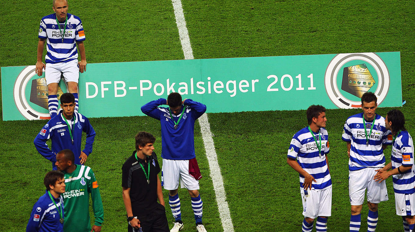 Viermal im Finale, viermal verloren: Duisburg
 © 2011 Getty Images