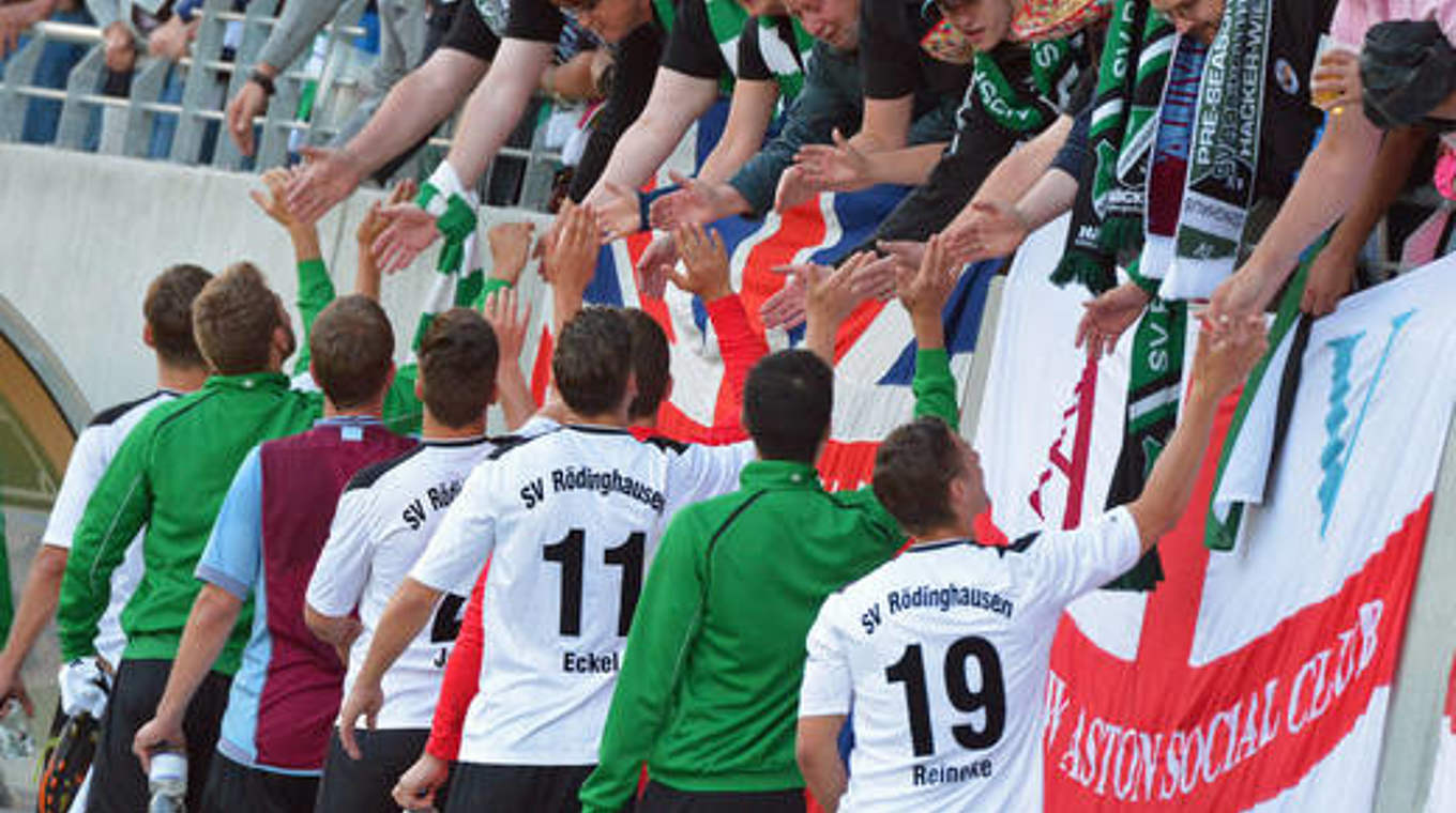 Abschluss der Premierensaison: Aufstieger SV Rödinghausen © Bongarts/GettyImages