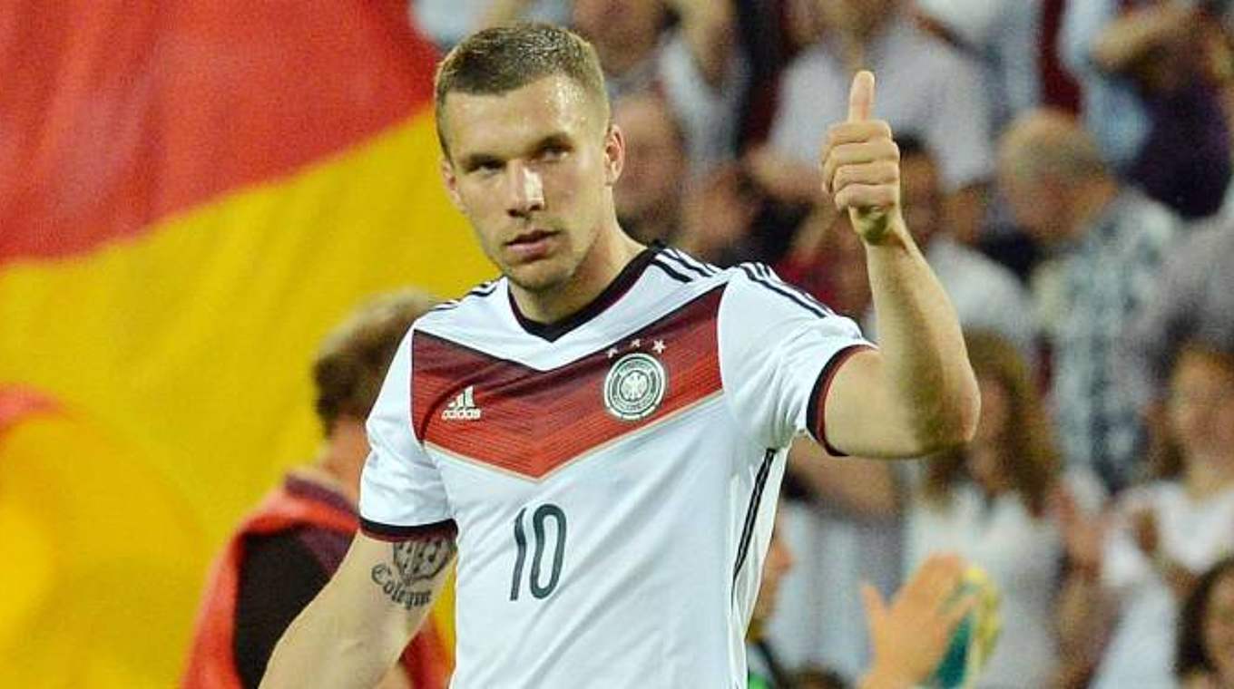 Lukas Podolski: "Es war mir eine Ehre" © imago