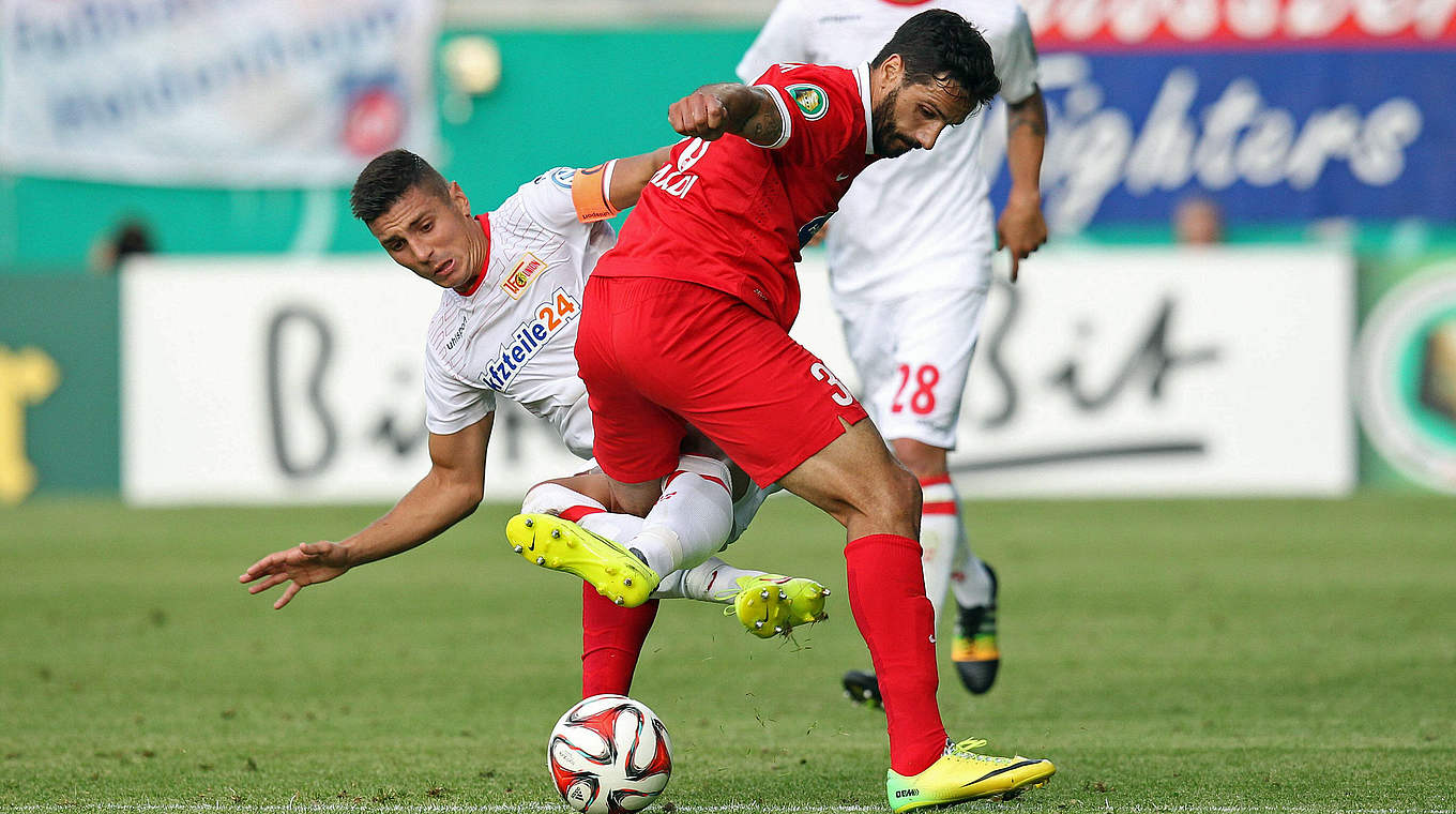 1:2 in Heidenheim: Frühes Pokalaus für Union Berlin und Kapitän Kreilach (l.) © imago