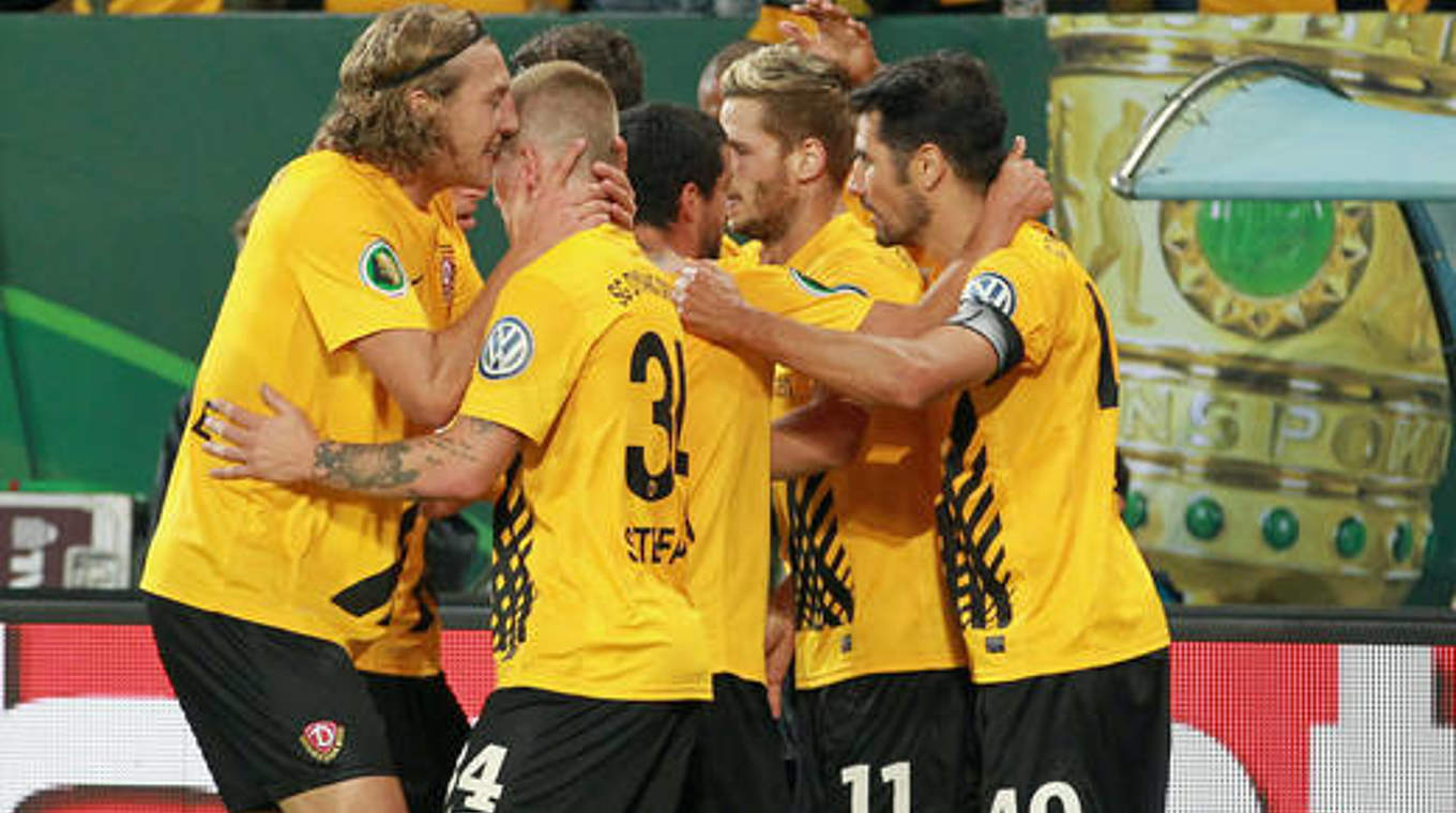 Machte das Ost-Quartett in  Runde zwei komplett: Dynamo Dresden © Bongarts/GettyImages