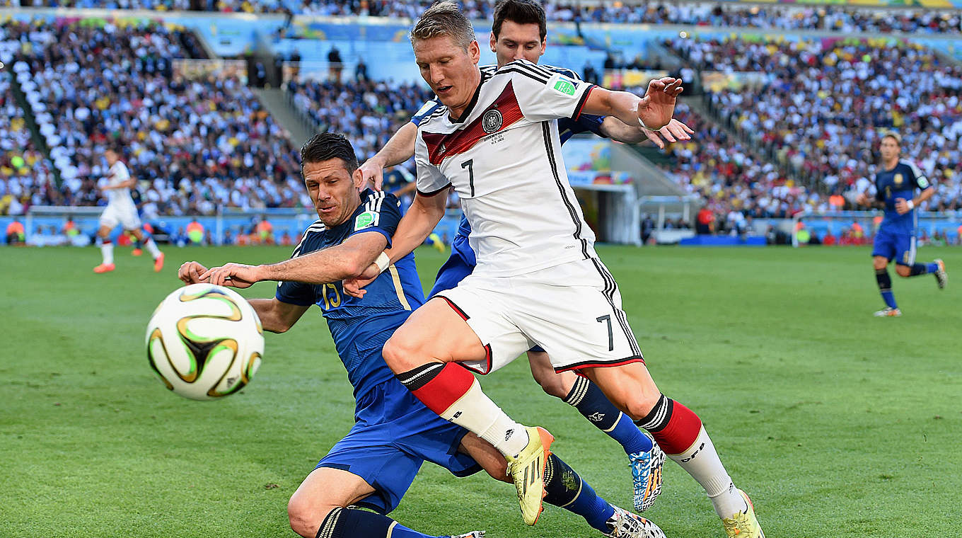 Schweinsteigers letztes Pflichtspiel: Das WM-Finale in Rio gegen Argentinien © 2014 Getty Images