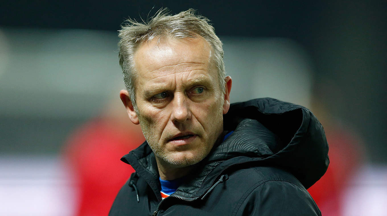 Remis mit Freiburg: Trainer Streich © Bongarts/Getty Images