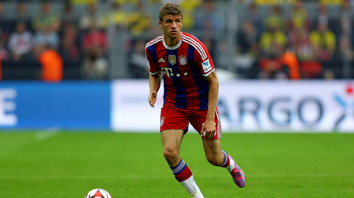 "Grundsätzlich funktioniere ich unter Druck besser": Weltmeister Thomas Müller © 2014 Getty Images