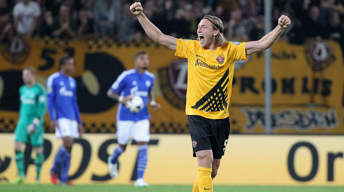 Fehlt Dresden vorerst mit Pfeifferschem Drüsenfieber: Pokalheld Michael Hefele © 2014 Getty Images