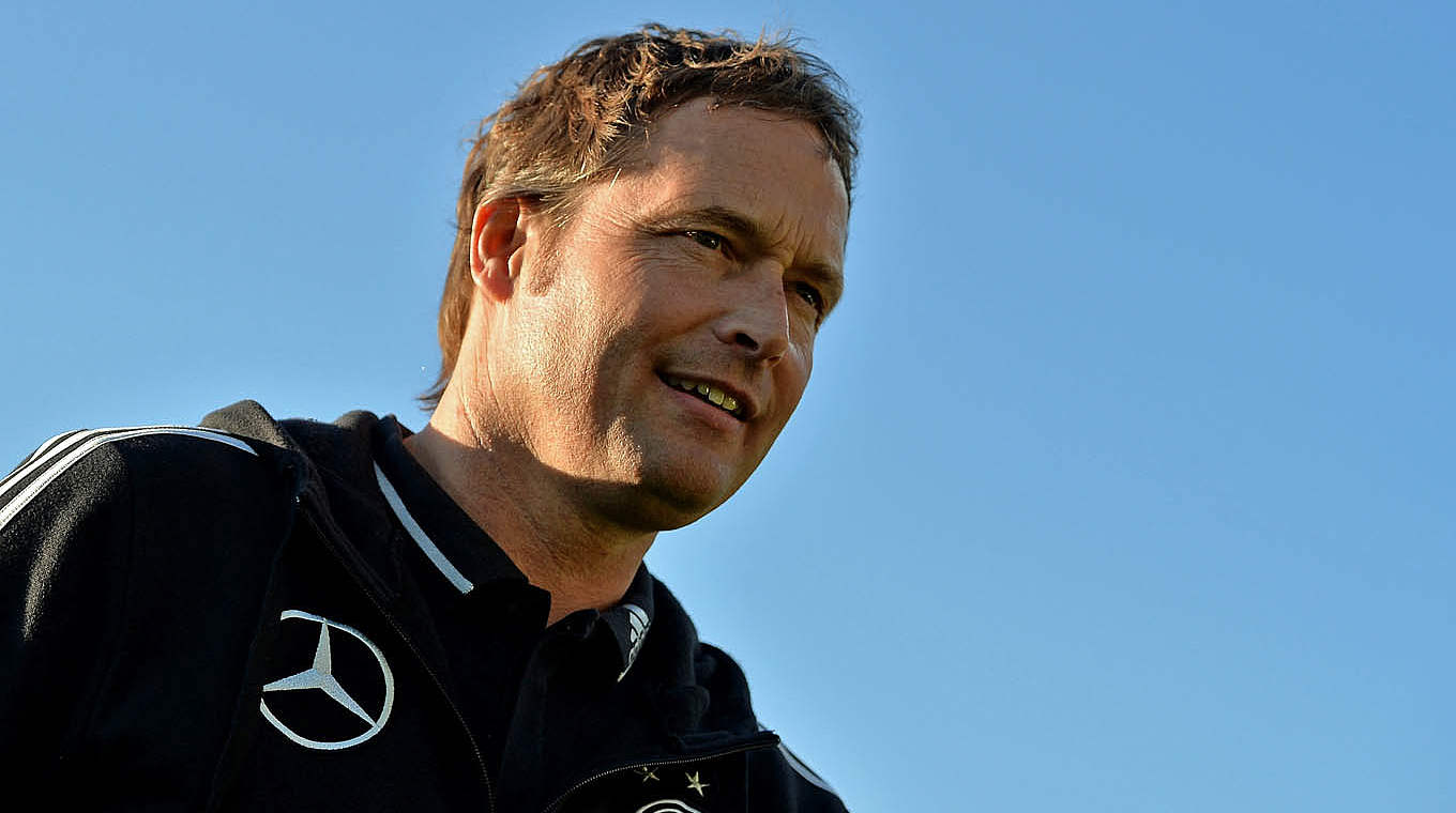 DFB coach Marcus Sorg has called up 23 players ahead of their trip to Greece © Bongarts/GettyImages