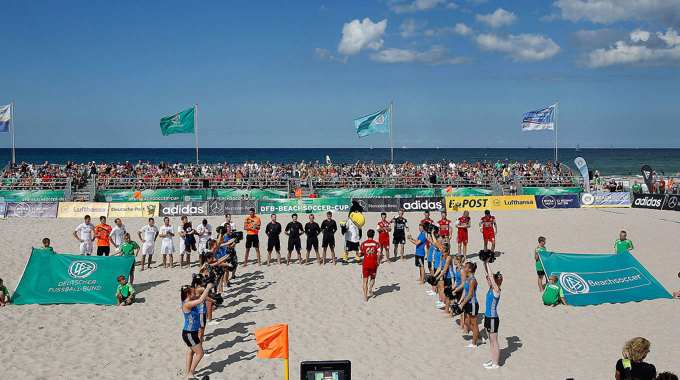 In Warnemünde wird bald wieder Beachscoccer auf höchstem Niveau gespielt © 2013 Getty Images