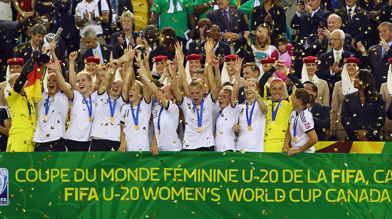 Titeljubel: die U 20-Frauen sind Weltmeister © 2014 FIFA