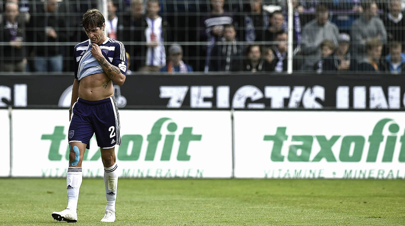 Drei Spiele gesperrt: Davide Grassi vom VfL Osnabrück © 2014 Getty Images