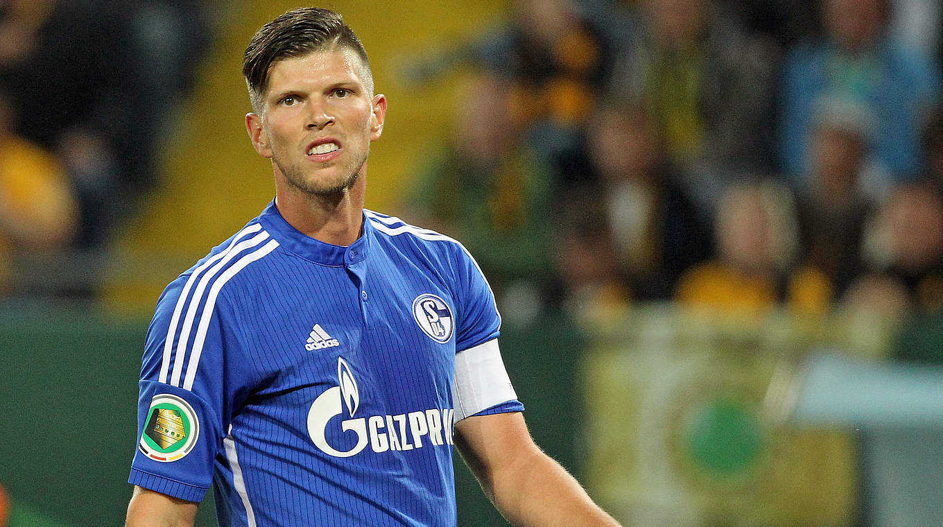 Den Schalker Siegtreffer gegen Osnabrück erzielt: Torjäger Klaas-Jan Huntelaar © 2014 Getty Images