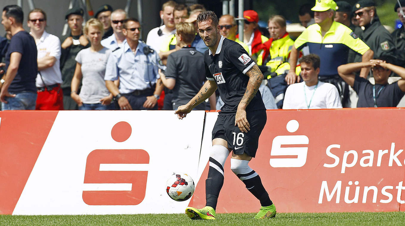 Seit 2012 im Dienste von Preußen Münster: Dominik Schmidt © 2014 Getty Images