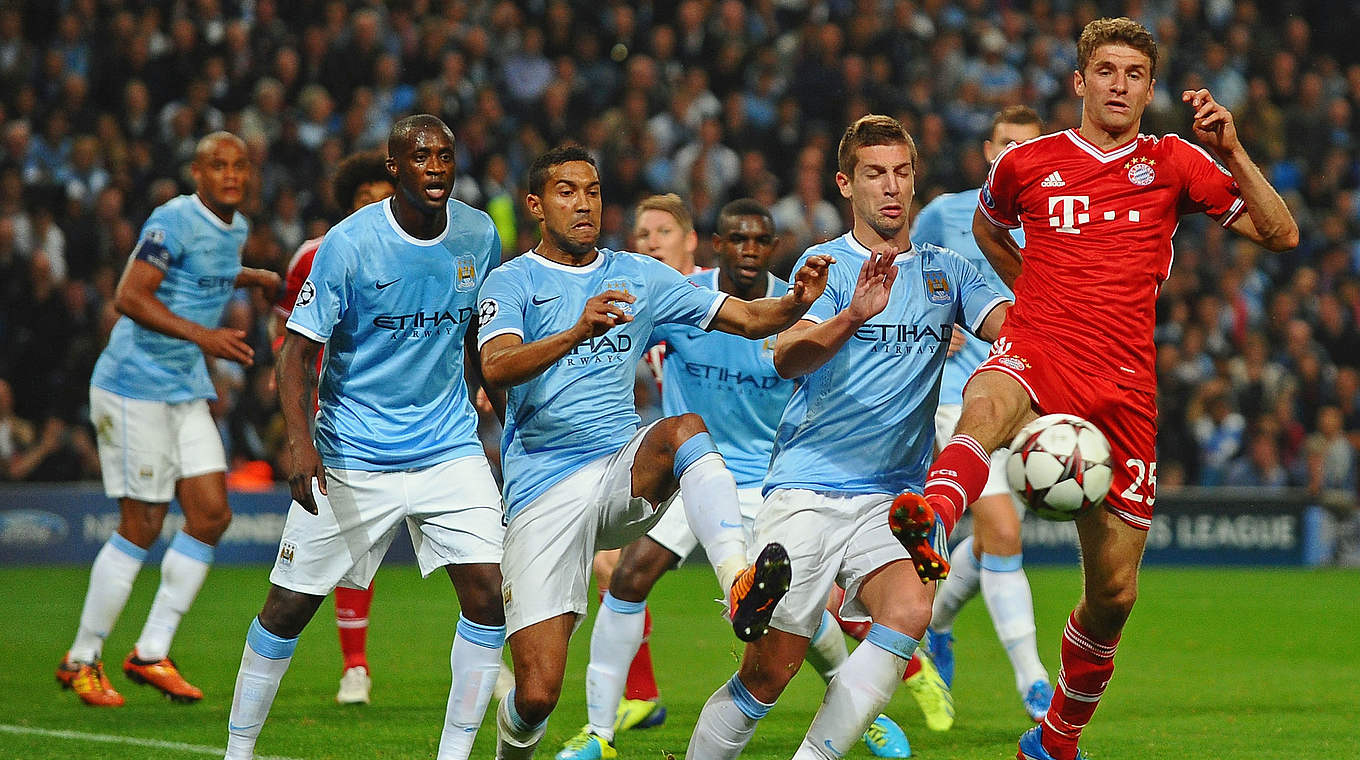 Wiedersehen: Schon im Vorjahr kam es zum Duell Bayern gegen ManCity © 2013 Getty Images