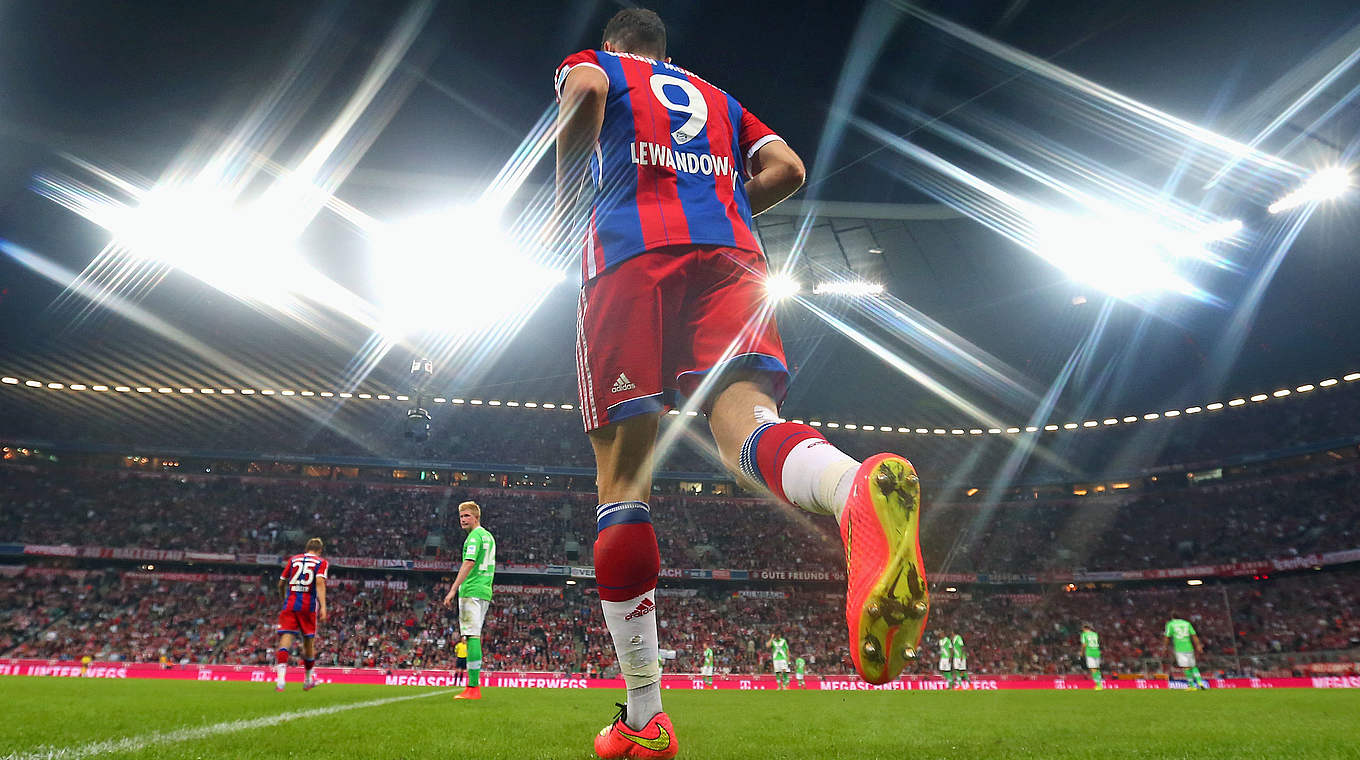 Will auch für die Bayern treffen: Robert Lewandowski © 2014 Getty Images
