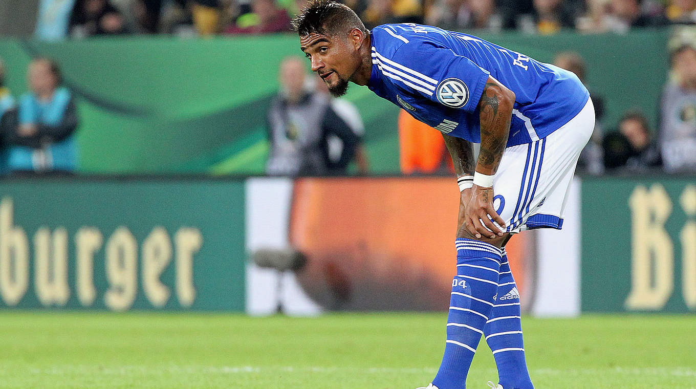 Fraglich für Freitag: Schalkes Kevin-Prince Boateng © 2014 Getty Images