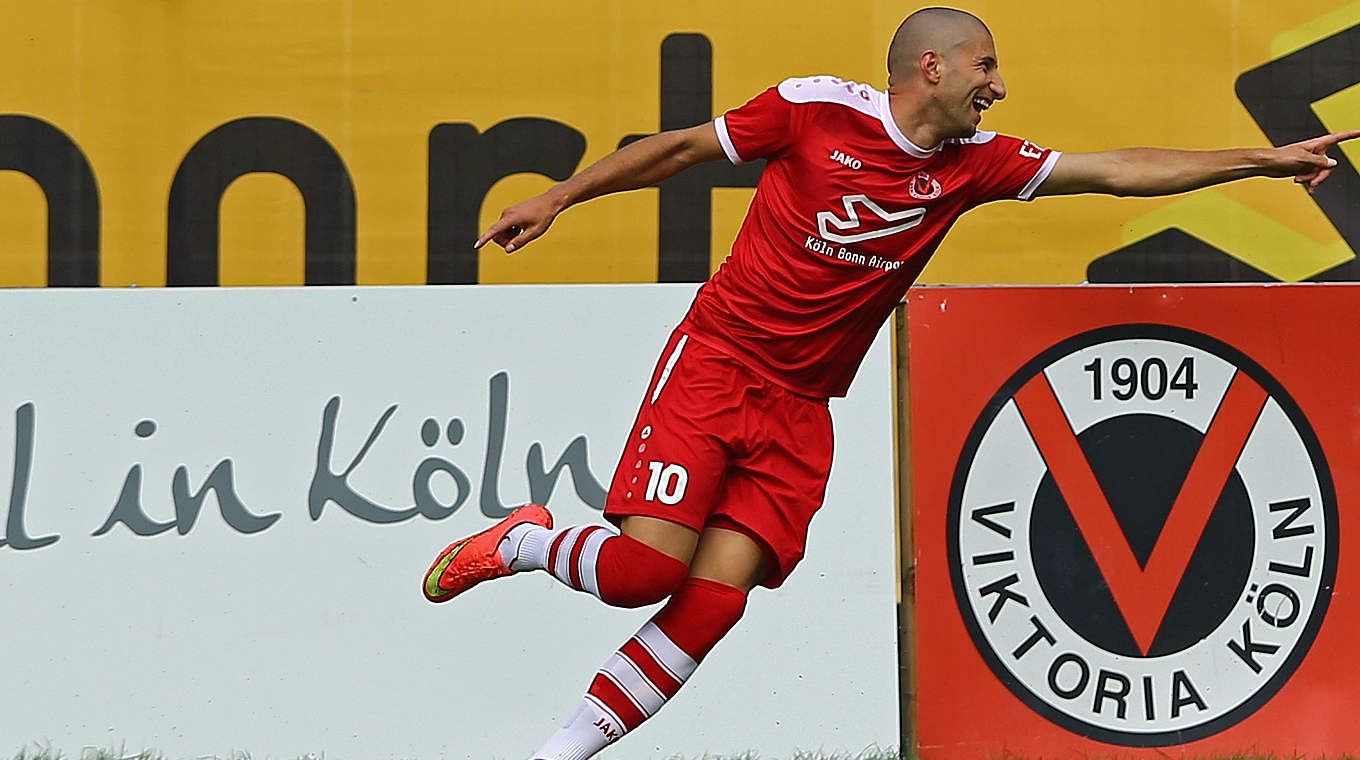 Nach Verletzungspause wieder in Bestform: Fatih Candan (Viktoria Köln) © 2014 Getty Images