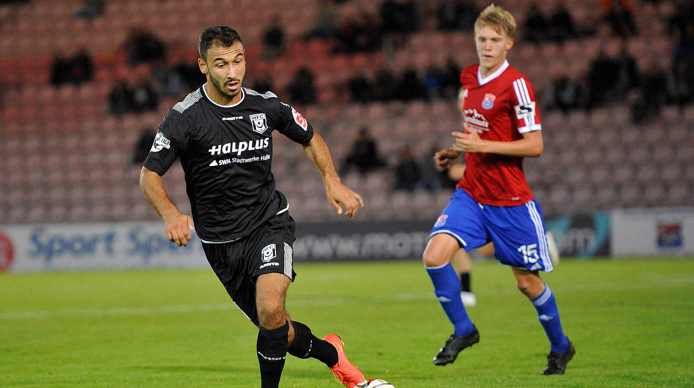 Favorit der Fans: Akaki Gogia vom Halleschen FC © imago/Buthmann