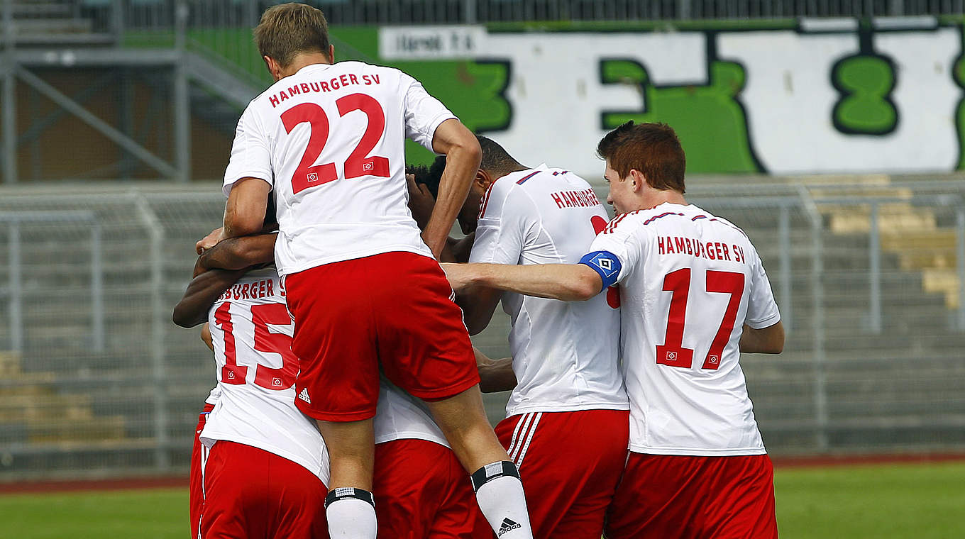 Weiter in der Erfolgsspur: die HSV-Reserve © 2014 Getty Images