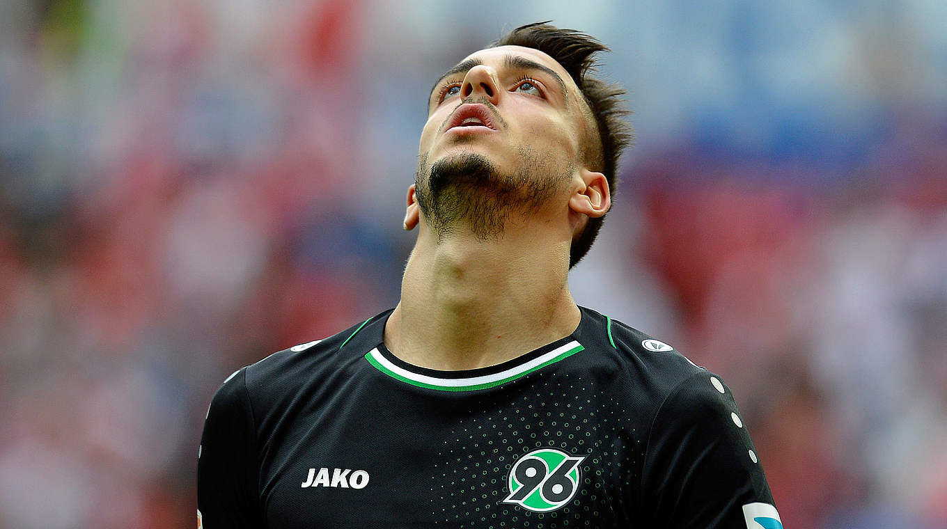 Glücklos in Mainz: 96-Angreifer Joselu © 2014 Getty Images