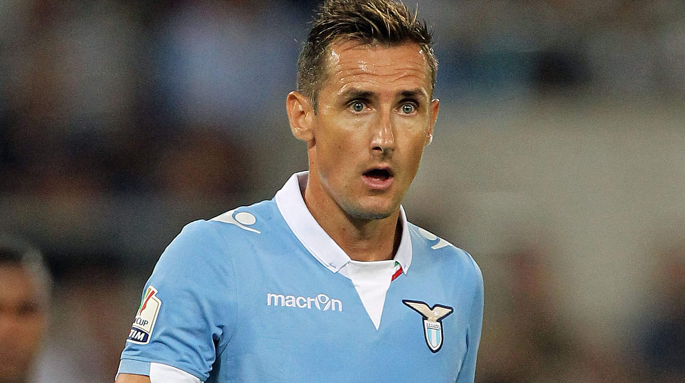 Kein Tor zum Ligastart: Lazios Klose © 2014 Getty Images