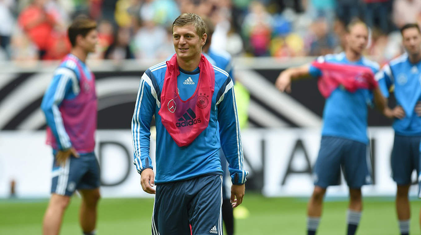 Erstes DFB-Training als Real-Profi: Toni Kroos © GES-Sportfoto