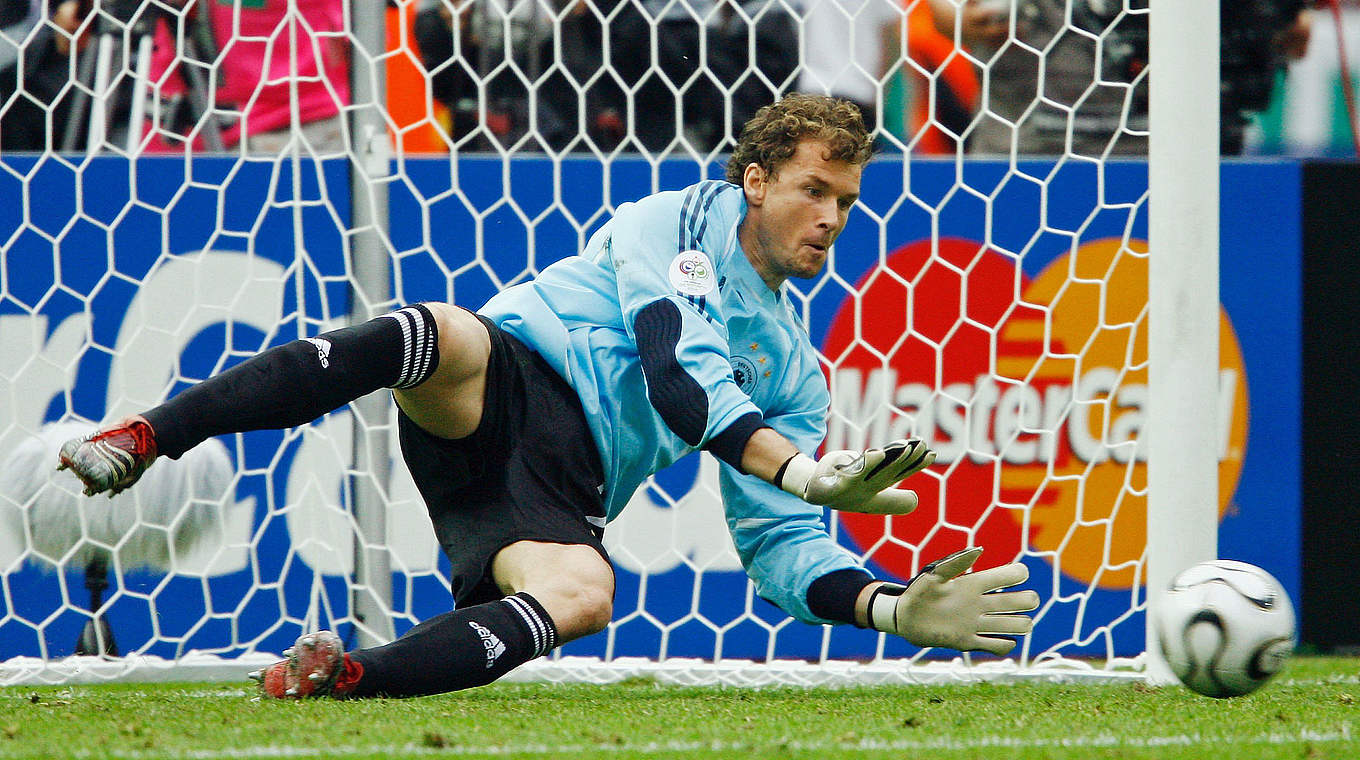 WM-Viertelfinale 2006: Jens Lehmann pariert zwei Elfmeter © 2006 Getty Images