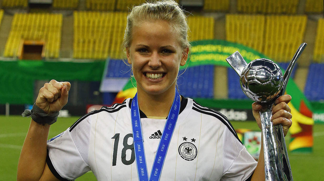 Siegtorschützin im WM-Finale: Lena Petermann © 2014 FIFA