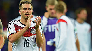 Philipp Lahm: Kapitän der Weltmeistermannschaft 2014  © 2014 Getty Images