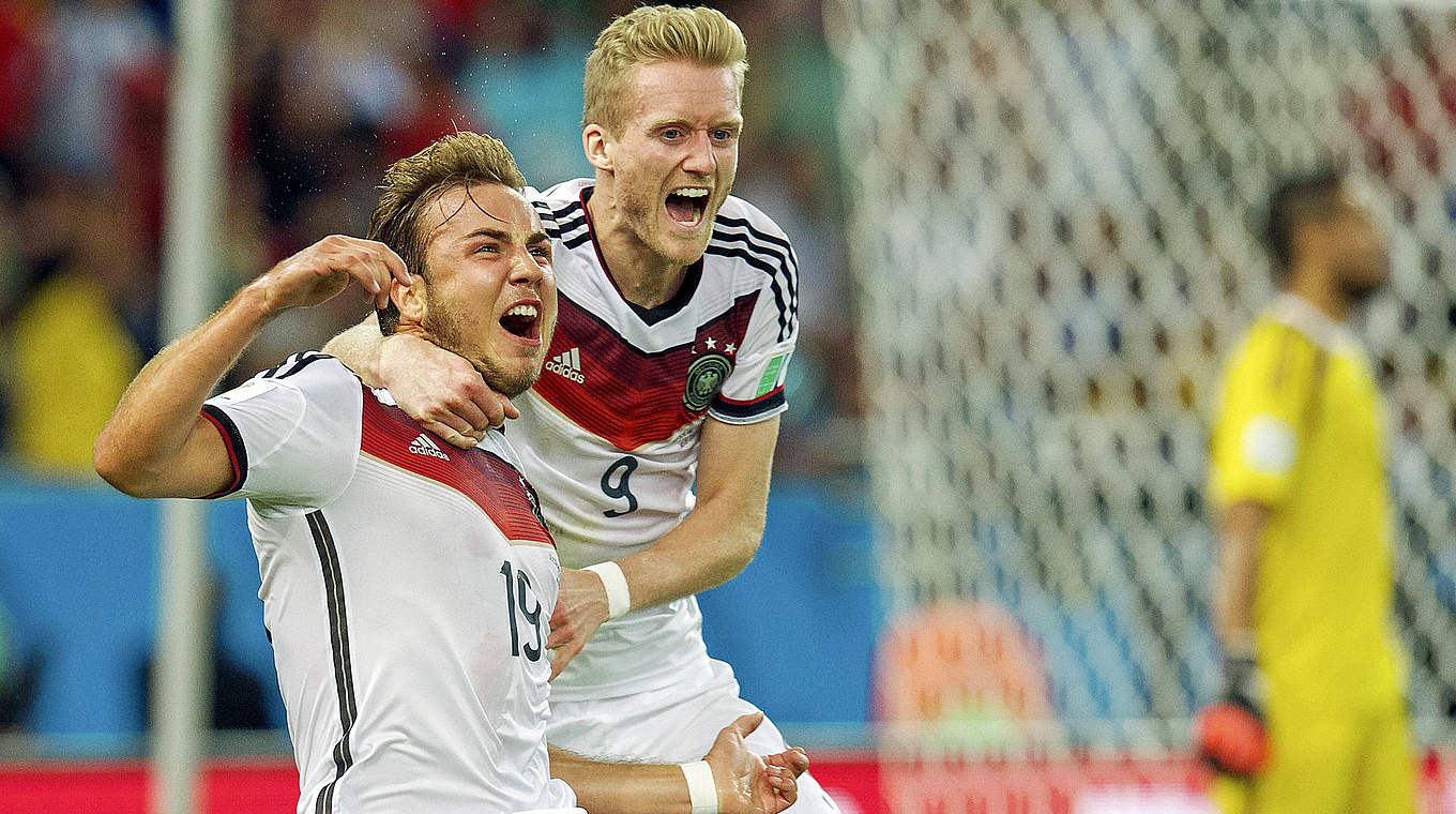 Torschütze und Vorbereiter: Götze (l.) und Schürrle im WM-Finale © imago/VI Images