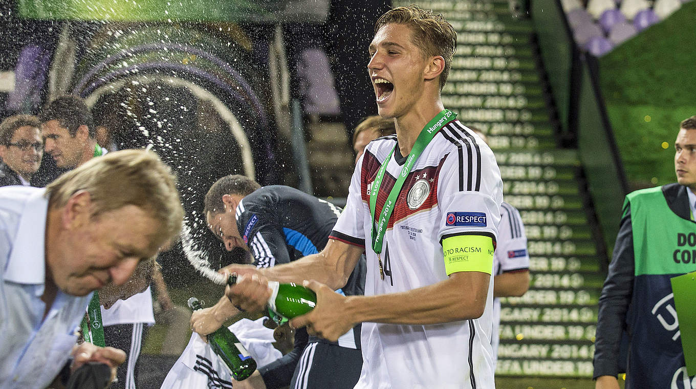 Stark was champion with the U19's last year in Hungary © 2014 Getty Images